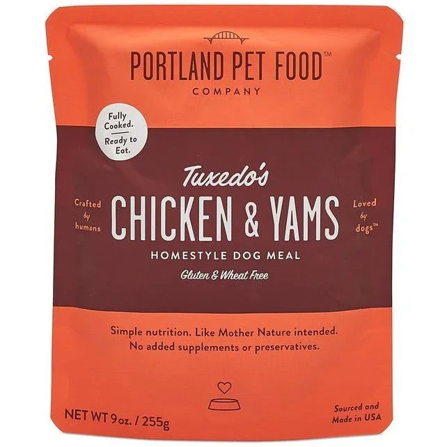 Portland Pet Food – Gluten & Grain Free Tuxedo’s Chicken & Yams Meal