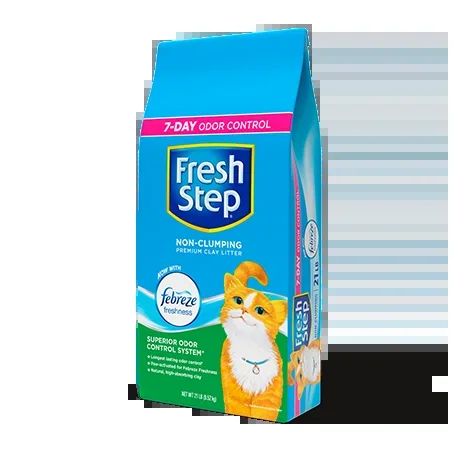 PREMIUM NON-CLUMPING LITTER NOW WITH FEBREZE