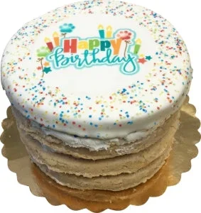 Preppy Puppy Baked Cake- Cake Neutral