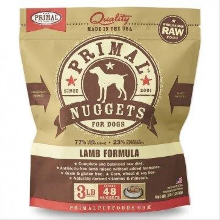 Primal – Dog Lamb Nuggets