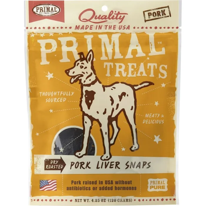 Primal – Dog Pork Liver Snaps