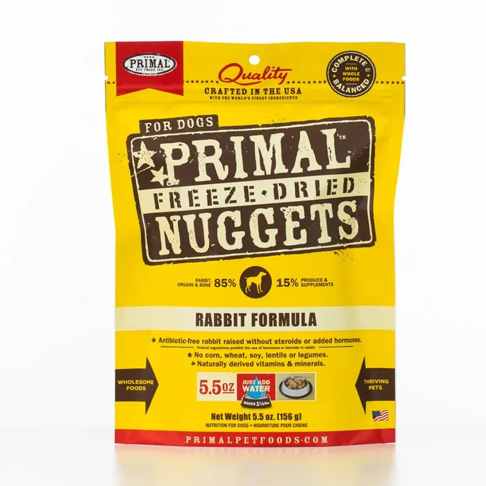 Primal – Freeze Dried Meal – Dog Rabbit
