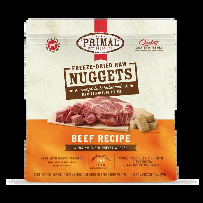 Primal Freeze Dried Dog Food – Various Flavors
