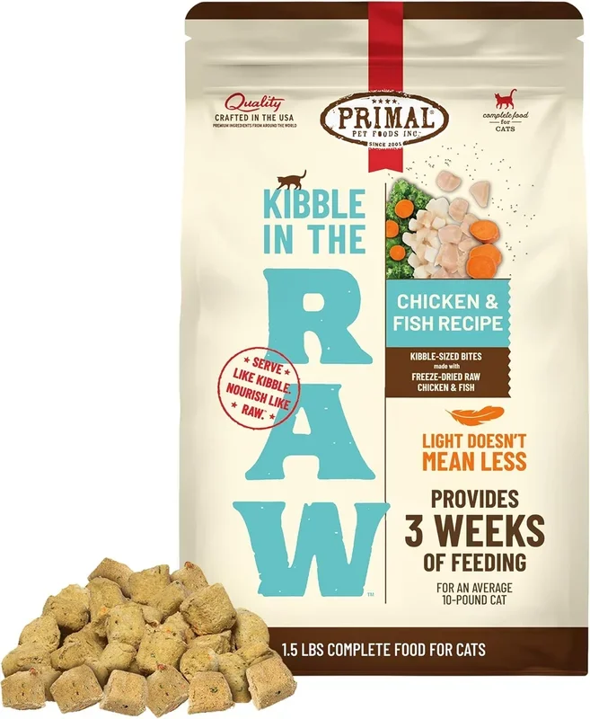 Primal Kibble in the Raw Cat Food