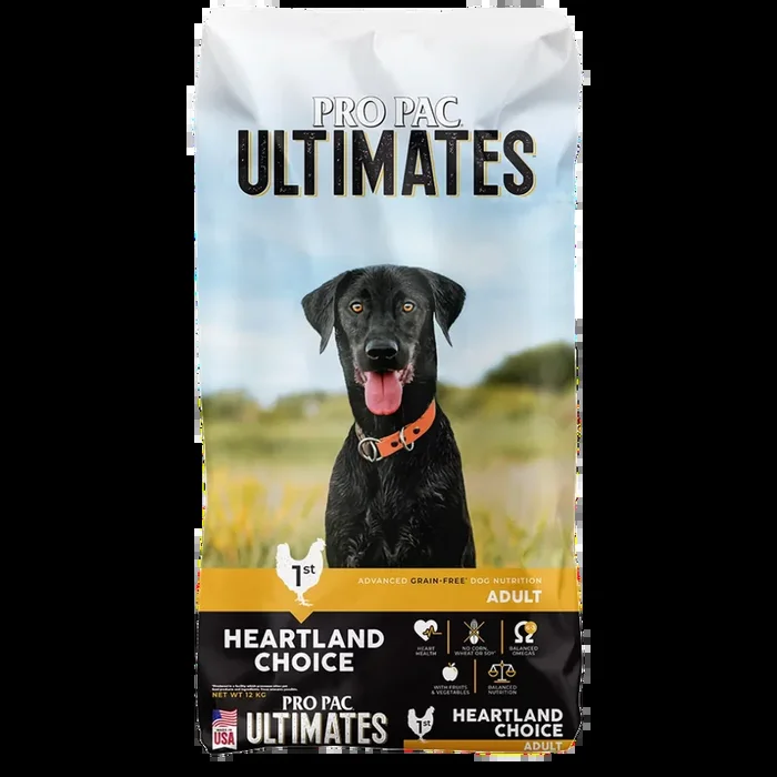 PRO PAC Grain Free Ultimates Heartland Choice Dry Dog Food