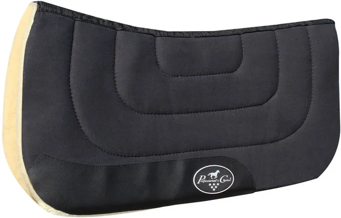 Professional’s Choice Contoured Wool Saddle Pad, 31″ x 32″