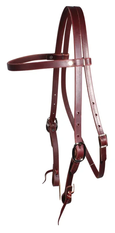 Professional’s Choice Trainers Browband Headstall, Burgundy