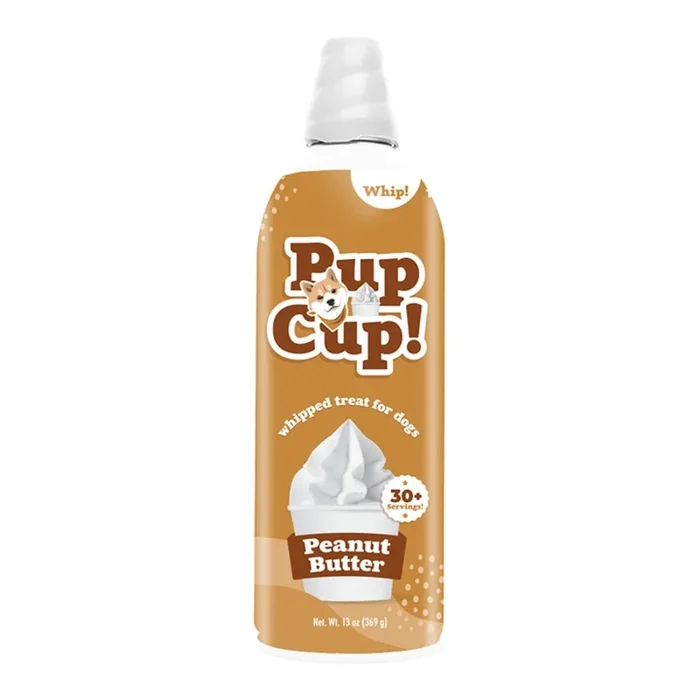 Pup Cup Peanut Butter Flavored Whipped Dog Treat – 13oz