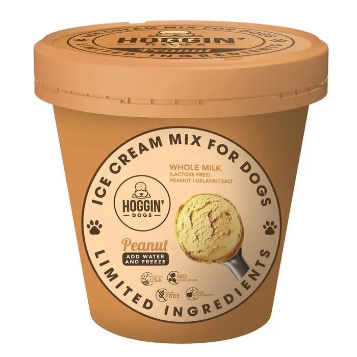 PUPPY SCOOPS Hoggin Dogs Peanut Butter Ice Cream Mix