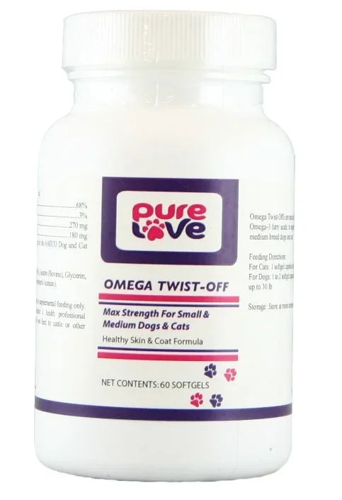 Pure Love Omega Twist Off for Small and Medium Dogs