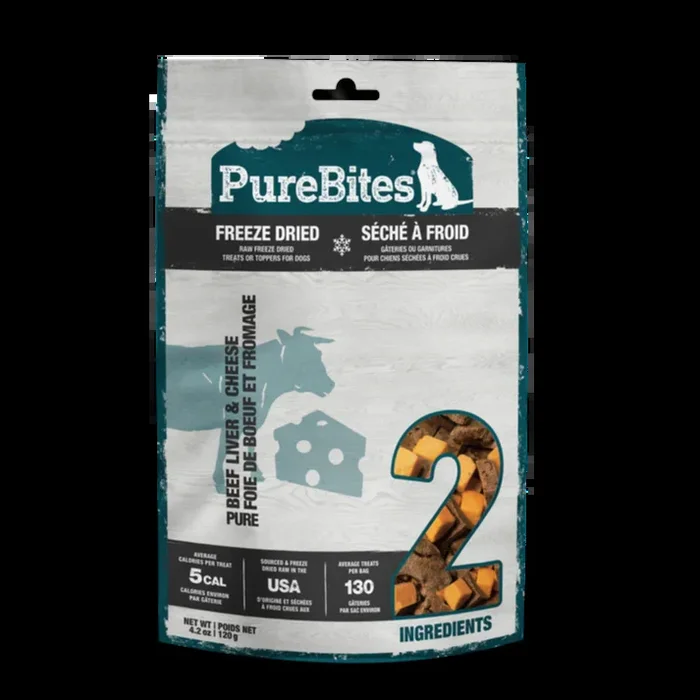 PureBites – Beef & Cheese Freeze Dried Dog Treats