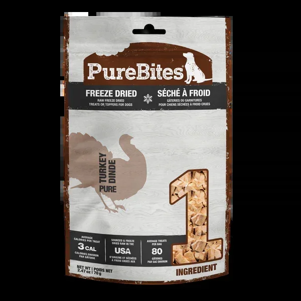 Purebites – Turkey Freeze Dried Dog Treats