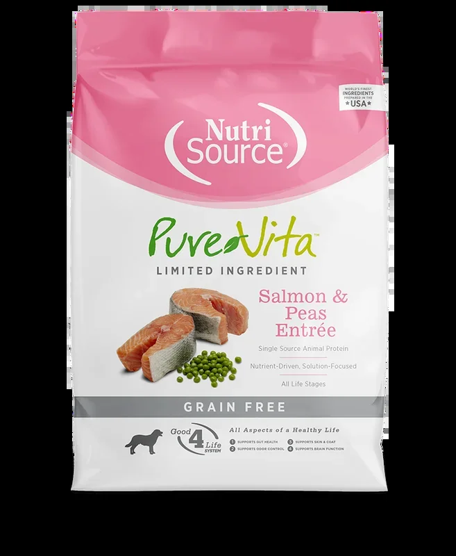 PureVita Grain Free Salmon & Peas Formula Dry Dog Food