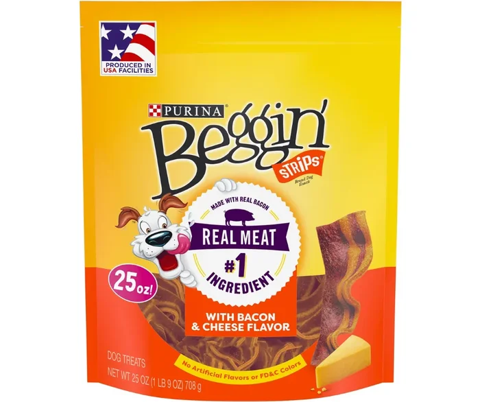 Purina – Beggin’ Strips Bacon & Cheese. Dog Treats.
