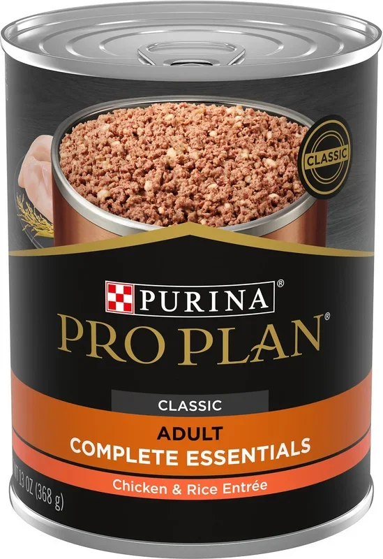 Purina Pro Plan – All Breeds, Adult Dog Classic Chicken & Rice Entree Canned Dog Food