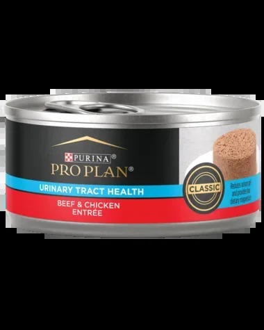 Purina Pro Plan Adult Urinary Tract Health Formula Beef & Chicken Entree Cat Food Food