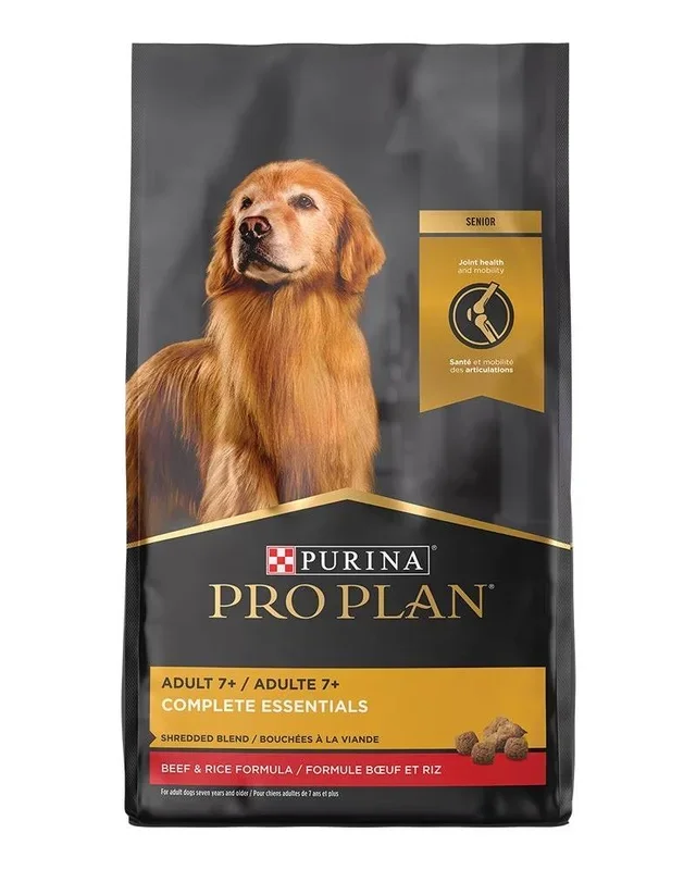 Purina Pro Plan Complete Essentials Adult 7+ Beef & Rice Dry Dog Food