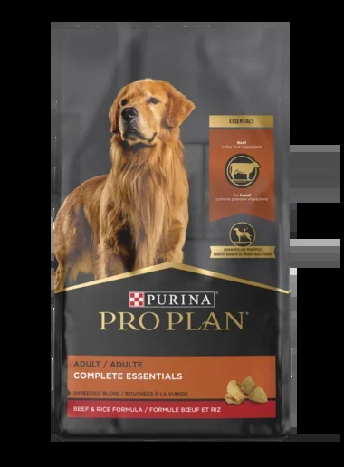 Purina Pro Plan Complete Essentials Adult Shredded Blend Large Breed Formula Dry Dog Food