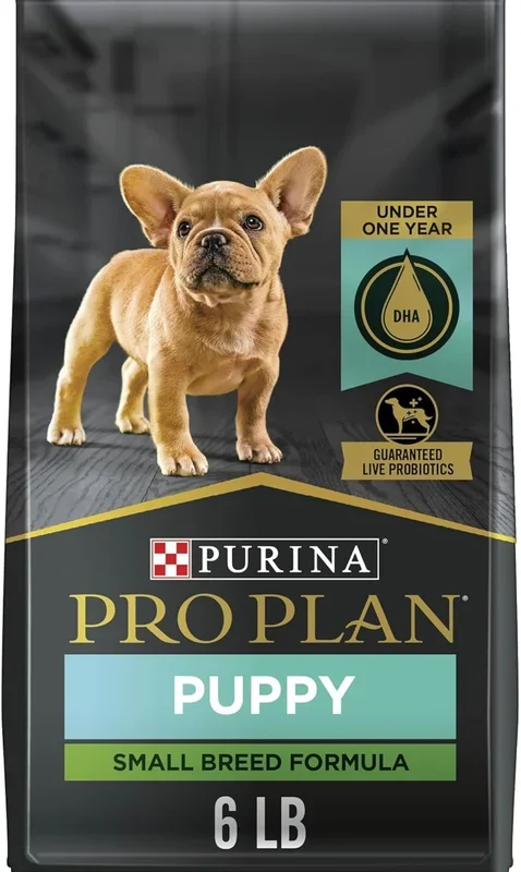 Purina Pro Plan High Protein Small Breed Puppy Food DHA Chicken & Rice Formula – 6 lb. Bag