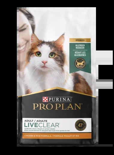 Purina Pro Plan LiveClear Allergen Reducing Chicken & Rice Formula Dry Cat Food