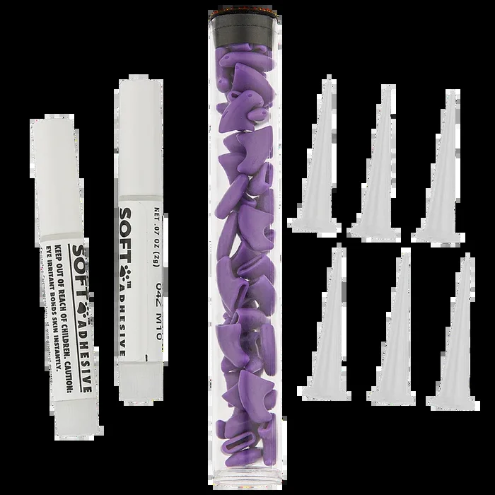 Purple Feline Large Nail Caps by Soft Claws