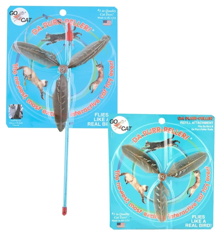 Purr Peller Wand Cat Toy