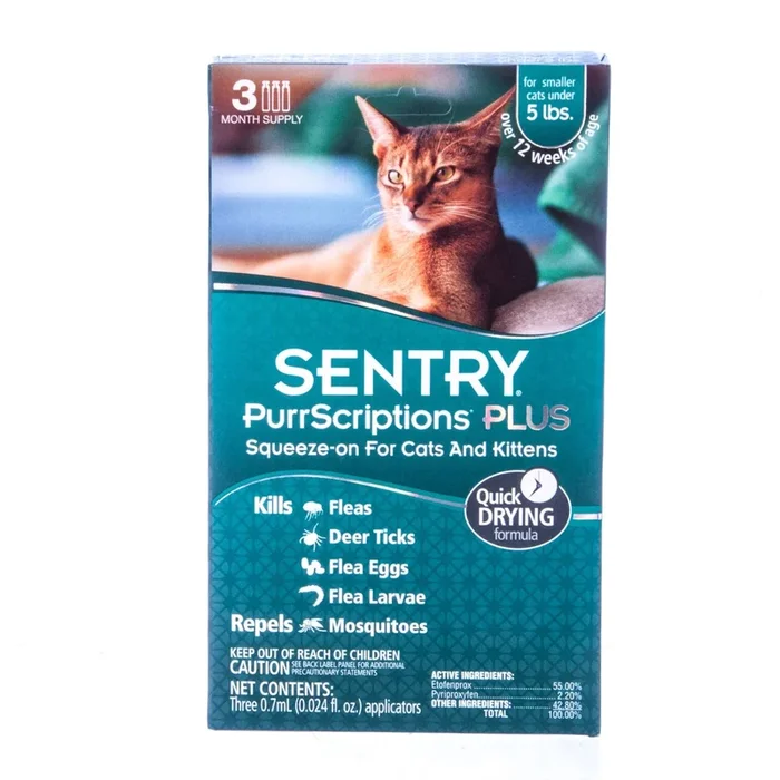 PurrScriptions PLUS Cat Flea & Tick Topical