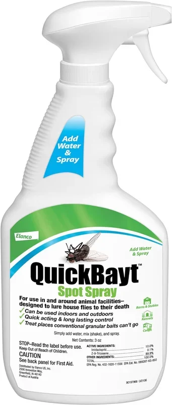 QuickBayt 10% Imidacloprid Spot Spray – Residual Fly Control for Up to 6 Weeks