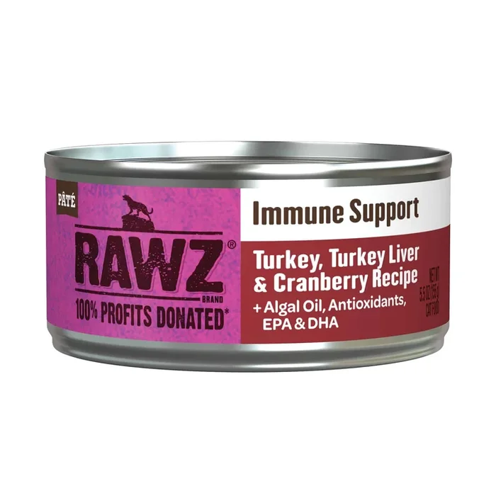 RAWZ Solutions Immune Support Turkey, Turkey Liver & Cranberry Canned Cat Food