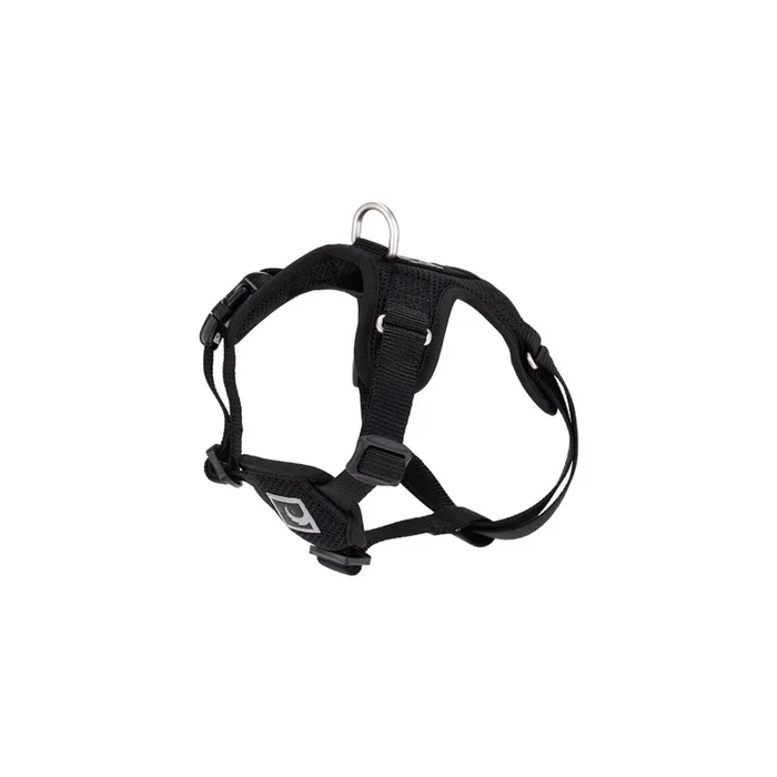 RC PETS Dog Forte Step In Harness, Black, M, 20″ – 28″