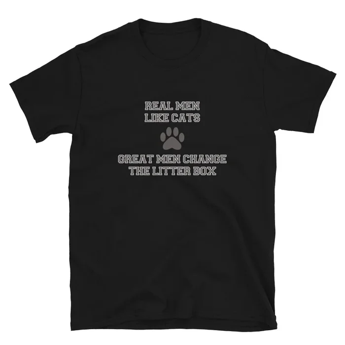Real Men Like Cats T-Shirt