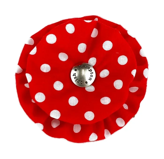 Red/White Polka Dot Dog Blossom – 508