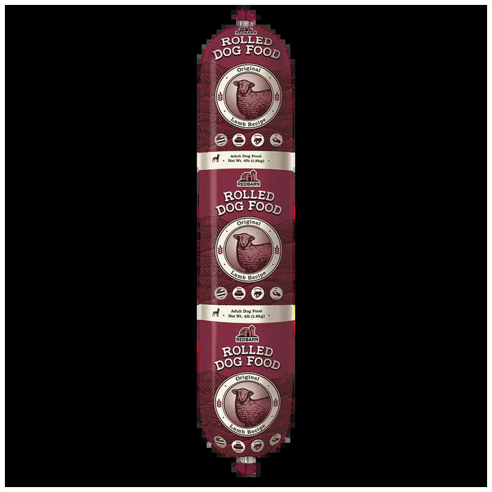 Redbarn Lamb Recipe Rolled 4-lb, Dog Food