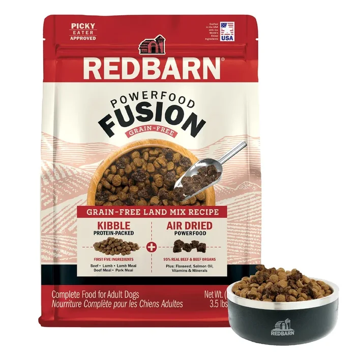 Redbarn Powerfood Fusion Grain-Free Land Mix Recipe, Dry Dog Food