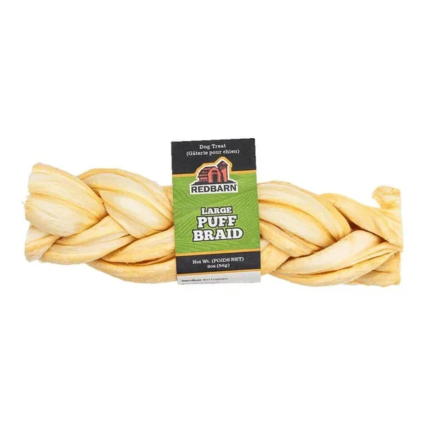 Redbarn Puff Braid 5″ Dog Treats