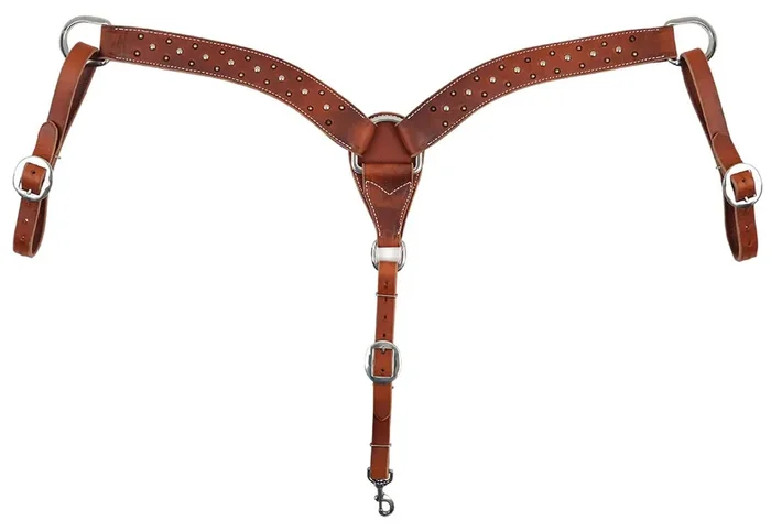 Reinsman Rosewood & Spots Breast Collar, Full