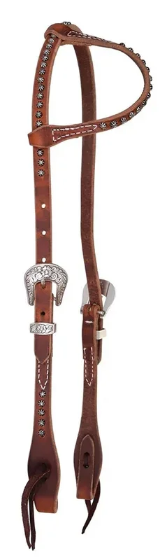 Reinsman Rosewood & Spots One Ear Headstall, Full