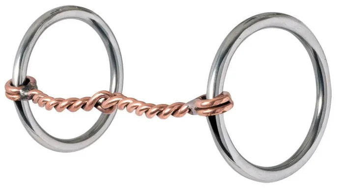 Reinsman Traditional Twisted Copper Loose Ring Snaffle Bit