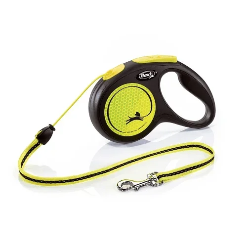 Retractable Leash – New Neon – M Cord 16 ft/5 m