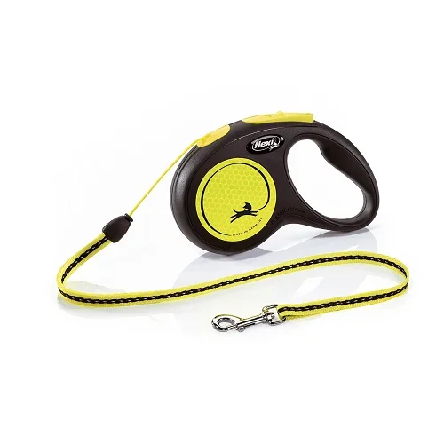 Retractable Leash – New Neon – S Cord 16 ft/5 m