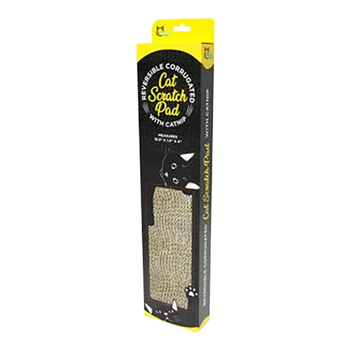 Reversible Corrugated Cat Scratch Pad, 18″