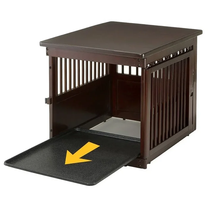Richell End Table Dog Crate – Large