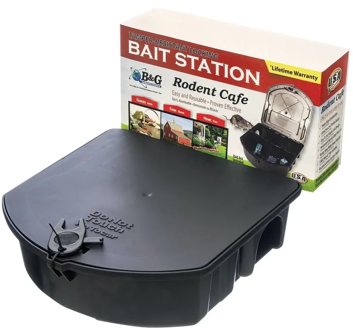 Rodent Cafe Locking Bait Station, Each