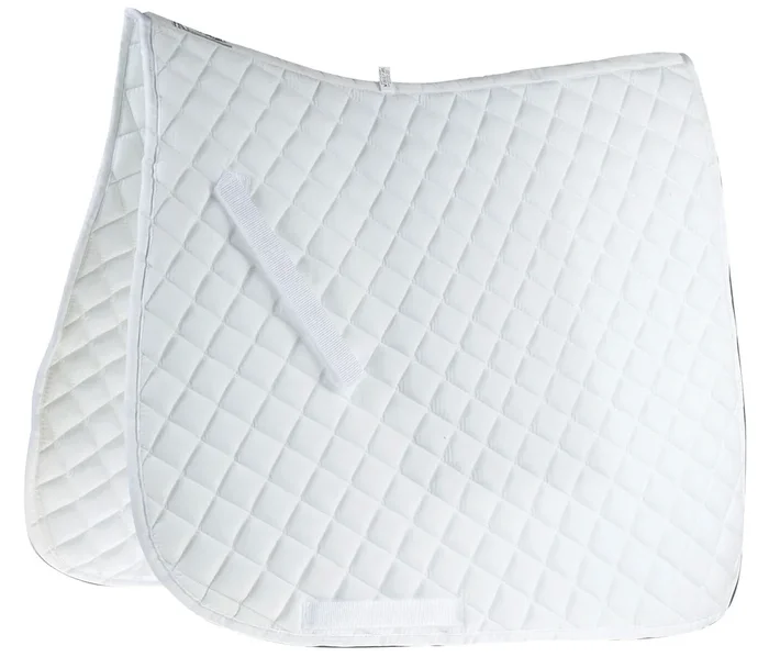 Roma Economy Dressage Saddle Pad, White