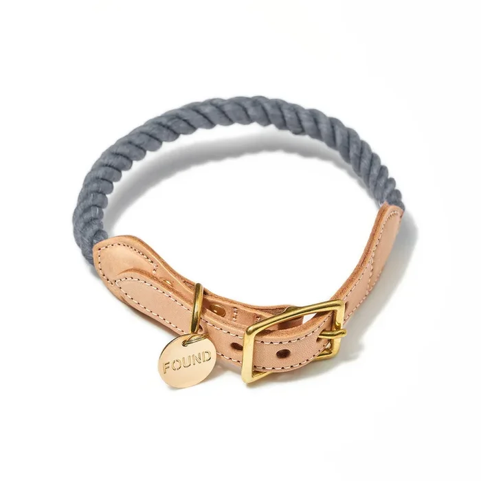 Rope Collar in Charcoal (FINAL SALE)