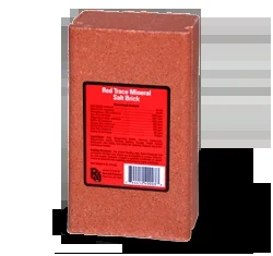 Roto Salt Red Trace Mineral Salt Brick