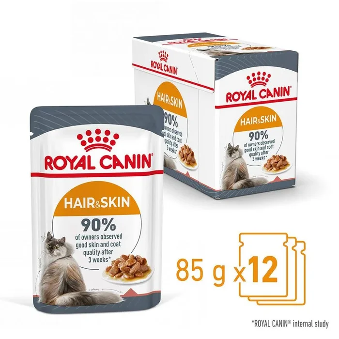 Royal Canin Hair & Skin Care Adult Gravy Cat Wet Food