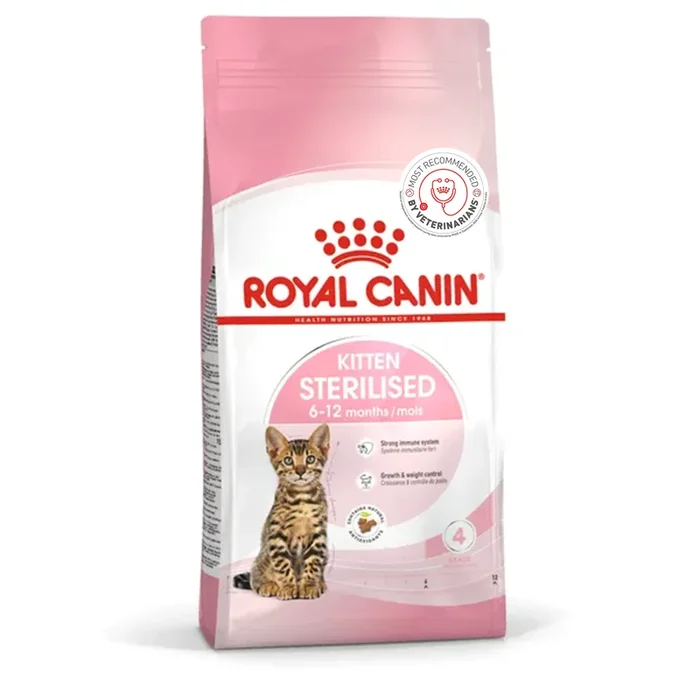 Royal Canin Sterilised Kitten Dry Food (6–12 Months)