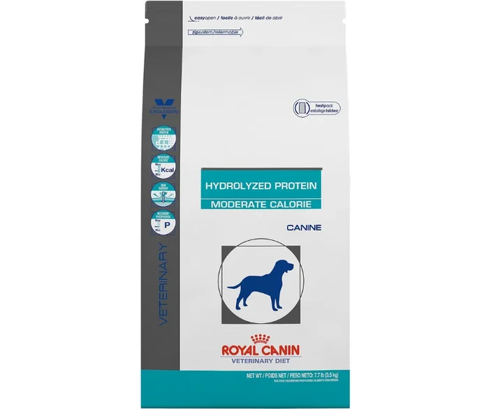 Royal Canin Veterinary Diet – Hydrolyzed Protein, Moderate Calorie Dry Dog Food