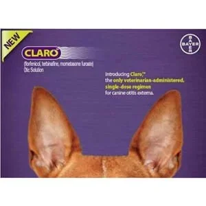 Rx Claro Single-Dose Otic solution for Dogs, 1ml Dose